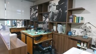 時計修理店 内装工事